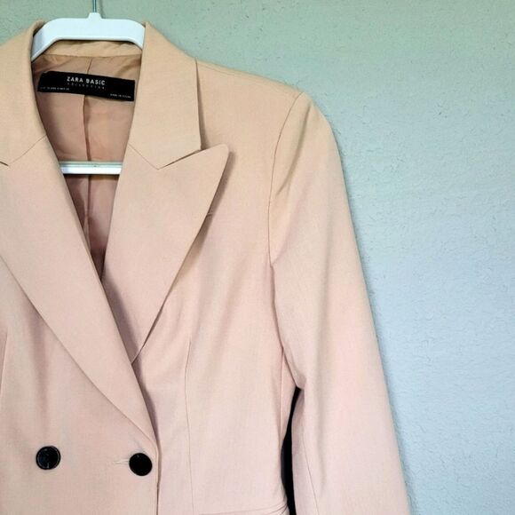 FINAL SALE🌷Zara Double breasted blazer Size 4 - Picture 3 of 15